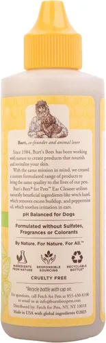 Vista 7 de Burts Bees Solución para limpieza de oídos para perros , paquete de de 1