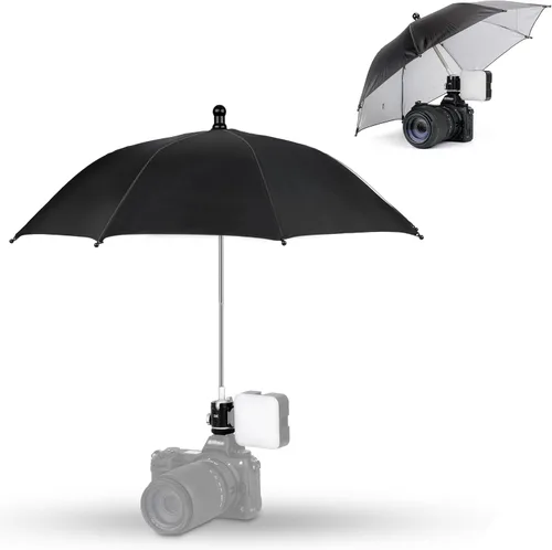 Vista 9 de DSLR - Parasol para cámara sin espejo, para Canon EOS R100 R50 R8 R7 R10 R3 R6M2 R6V R5 C Rp R Rebel T8i T7 90D A7RVI A7R VI A7RV A7 IV A7S III II