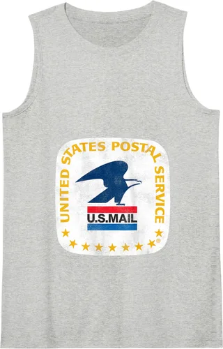 Vista 6 de USPS - Camiseta sin mangas Loewy Seal, Negro