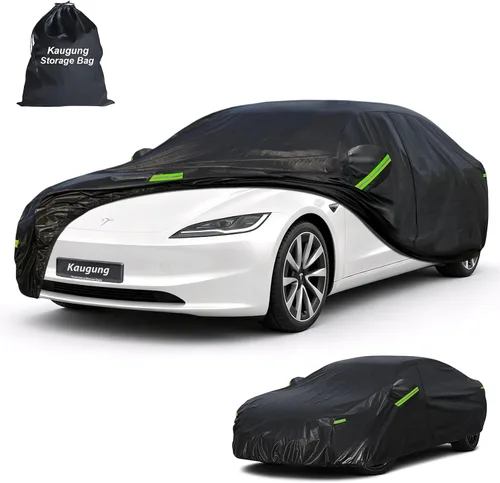 Vista 36 de Kaugung - Funda de automóvil de 7 capas, ajuste personalizado para Audi S3/RS3 Hatchback 1998-2025, impermeable, resistente a todo tipo de clima