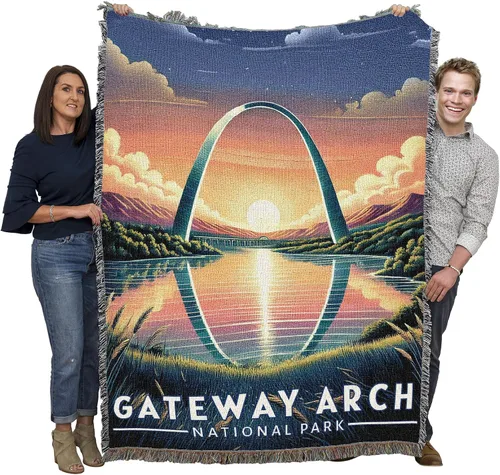 Vista 73 de Pure Country Weavers Manta del Parque Nacional Acadia, manta de tapiz de algodón para regalo, fabricada en los Estados Unidos, 72 x 54 pulgadas