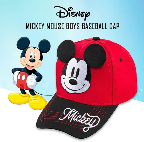 Vista 2 de Disney Gorra de béisbol de Mickey Mouse para niños de 2 a 7 años