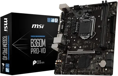 Vista 9 de MSI Serie Pro Intel Coffee Lake B360 LGA 1151 BTC ETH LTC Placa Base de Minería de Criptomonedas ATX (B360-F PRO)