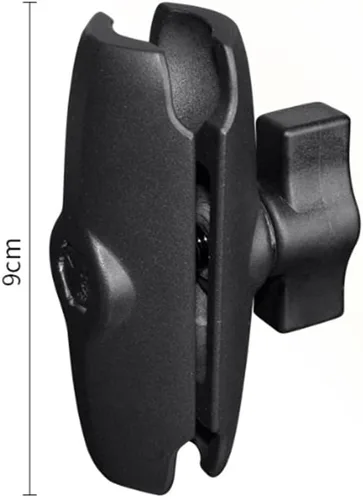 Vista 4 de Strg Soporte para teléfono con brazo de doble enchufe compuesto (mediano) compatible con componentes de bola RAM B de 1 pulgada, soporte de teléfono