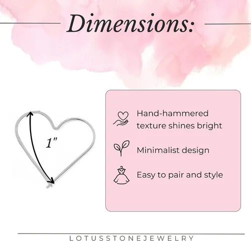 Vista 91 de Aretes de aro finos martillados, elegantes plata esterlina geométrica sólida, relleno de oro y relleno de oro rosa; para mujer por Lotus Stone
