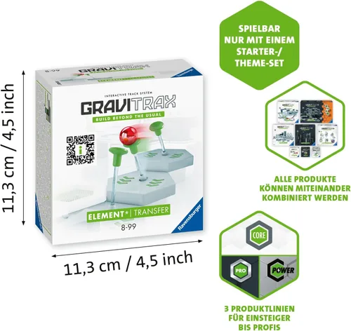 Vista 3 de Ravensburger GraviTrax: Accesorio de transferencia Juguete STEM para niños a partir de 8 años Compatible con todos los sistemas GraviTrax