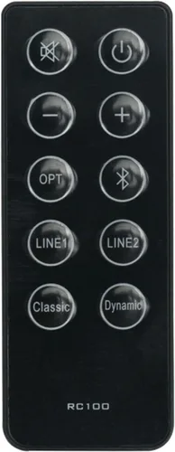 Vista 2 de RC100 Control remoto compatible con altavoz multimedia Edifier Bookshelf R2000DB