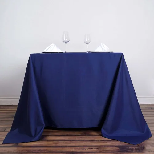 Vista 72 de Efavormart - Mantel cuadrado de lino de poliéster sin costuras, 54 x 54 pulgadas, color beige, para banquetes de boda, fiesta, restaurante