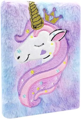 Vista 16 de Cuaderno de felpa difusa con bonito diario de oso de dibujos animados para niños y niñas para escribir dibujos (A5, 160 páginas rayadas)