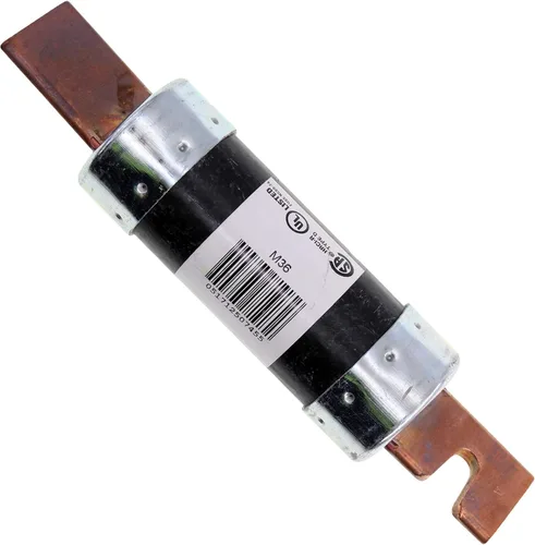 Vista 3 de Bussmann Cooper FRN-R-125 FuseTRON Fusible de doble elemento con retardo de tiempo, RK5, 125A, 250V, negro