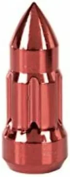 Vista 8 de Alloy USA 11290 - Kit de tuercas para rueda, estilo bala, rojo, 23 piezas, 1/2-20