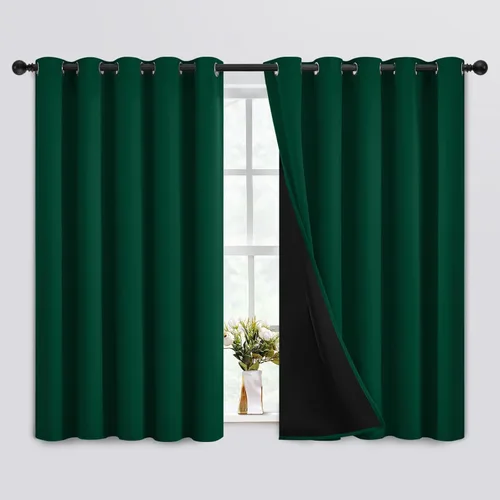Vista 54 de SimpleHome - Cortinas opacas 100% para recámara, cortinas de ventana con ojales beige, con aislamiento térmico, cortinas de oscurecimiento
