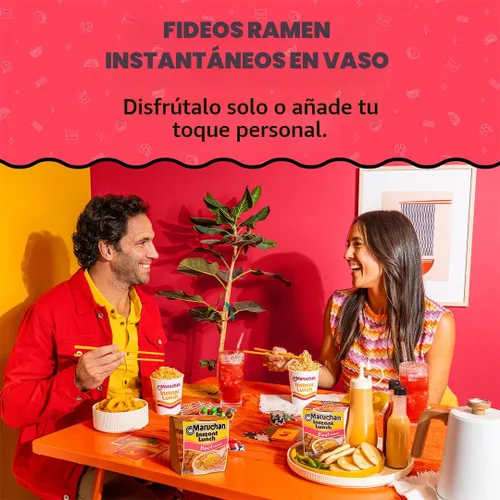 Vista 5 de Maruchan Almuerzo Instantáneo de Carne de Res, 2.25 Oz, Paquete de 12