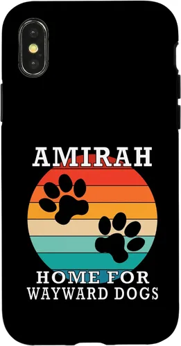 Vista 5 de Amirah Home for Wayward Dogs Family Name Case for iPhone 17