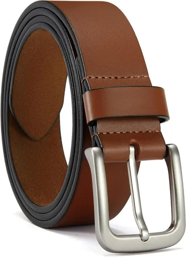 Vista 20 de CHAOREN Cinturones de cuero para hombre - Cinturón de 35mm de cuero genuino para jeans - Regalo para hombre para vestir casual