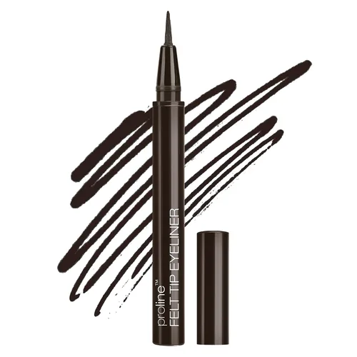 Vista 8 de wet n wild Proline - Delineador de ojos con punta de fieltro, color marrón oscuro, .017z (paquete de 3)
