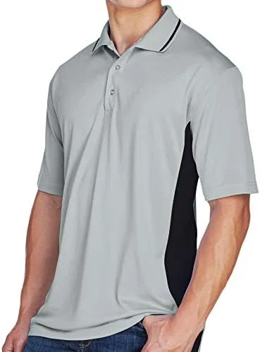 Vista 2 de Ford Mustang Shelby Polo de dos tonos azul y rojo, gris, talla 3XL, Gris