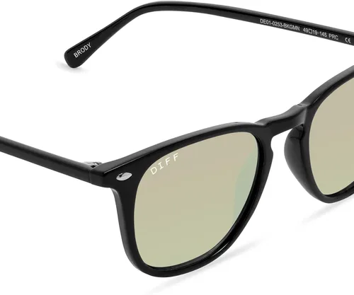 Vista 4 de DIFF Eyewear Brody Designer Classic Square Sunglasses for Men and Women