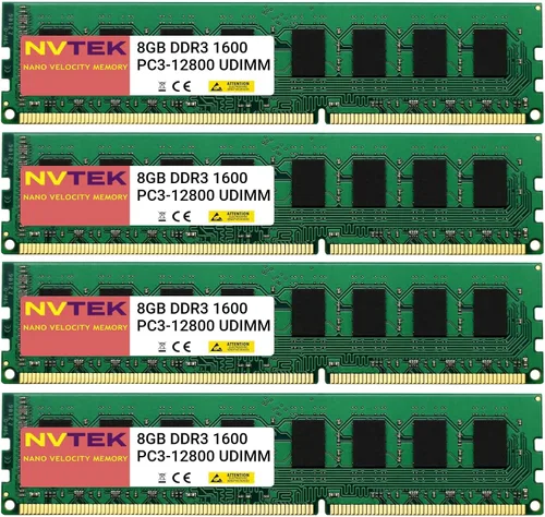 Vista 6 de 8 GB (1X8 GB) DDR3 1600 MHz PC3-12800 UDIMM 2Rx8 1.35V 240-PIN no ECC sin búfer memoria de computadora de escritorio