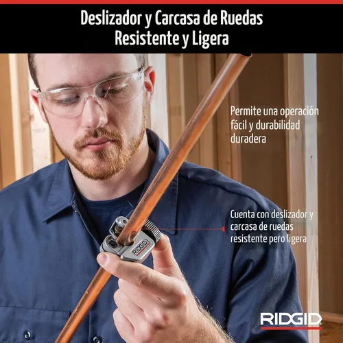 Vista 16 de Cortador de tubería RIDGID modelo 103 1/8 pulg x 5/8 pulg.