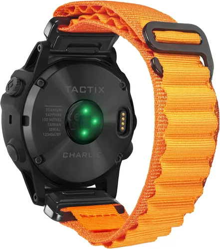 Vista 11 de Compatible con Garmin, correa deportiva de nailon tejido resistente con gancho en G para fēnix/Forerunner/Vivoactive/Approach/MARQ/quatix/D2 Series