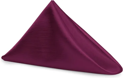 Vista 202 de Ultimate Textile -1 docena - Reversible Shantung Satin - Majestic - Servilletas de tela Majestic de 17 x 17 pulgadas color azul pizarra