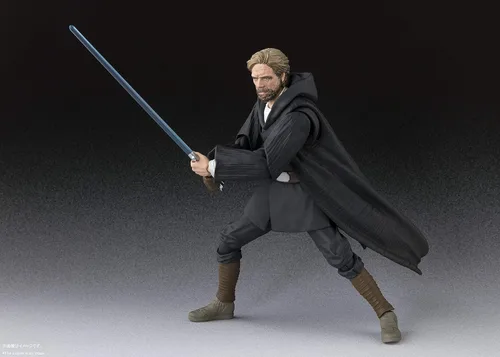 Vista 2 de Bandai S.H.Figuarts Luke Skywalker - Batalla de Crate Ver. Star Wars: Los últimos Jedi