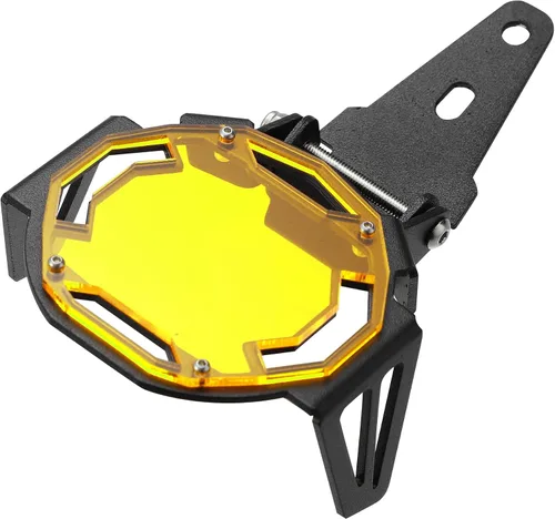 Vista 4 de Motoforti Par de la motocicleta LED antiniebla Protector Guardias OEM Foglight lámpara cubierta para BMW R1200 F800R1250 F850/GS amarillo