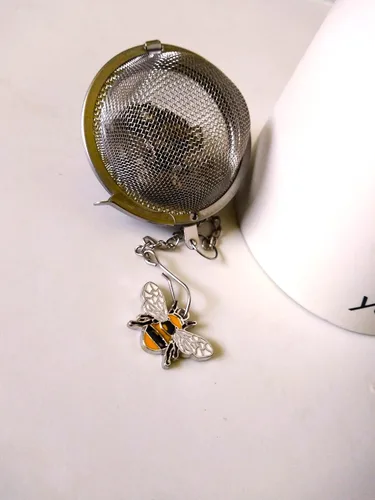 Vista 4 de Linda bola infusora de té de abeja para elaboración de hojas sueltas