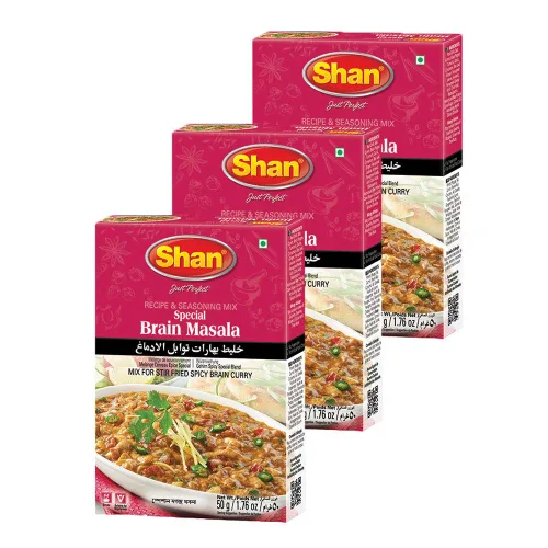 Vista 114 de Shan Chicken 65 - Mezcla de recetas y condimentos de 2.1 oz (60 g) - Polvo de especias para pollo frito picante agridulce - Adecuado