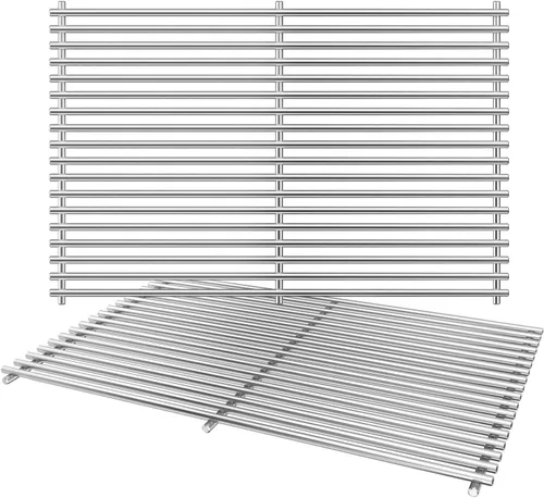 Vista 17 de Uniflasy Rejillas de hierro fundido esmaltado de porcelana de 17.5 pulgadas para Weber Spirit E-210 S-210 E-220 S-220, Spirit I & II Serie 200
