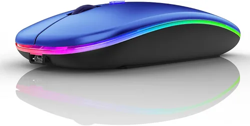 Vista 25 de PEIBO Mouse Inalámbrico Bluetooth para Laptop, Mac, MacBook, iPad, MacBook Air, MacBook Pro, PC, Computadora de Escritorio, Windows, Chromebook