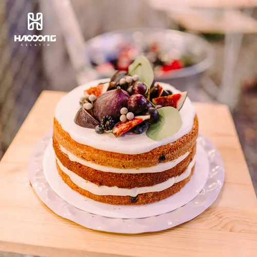 Vista 8 de HAODONG Hojas de gelatina oro - Gelatina de hoja de res 200 Bloom (40g, 18-20 hojas) para hornear postres, glaseado espejo, mousse, pastel