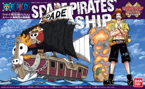 Vista 7 de Bandai Kit de modelo de plástico de piratas de pala Grand Ship Collection de una pieza