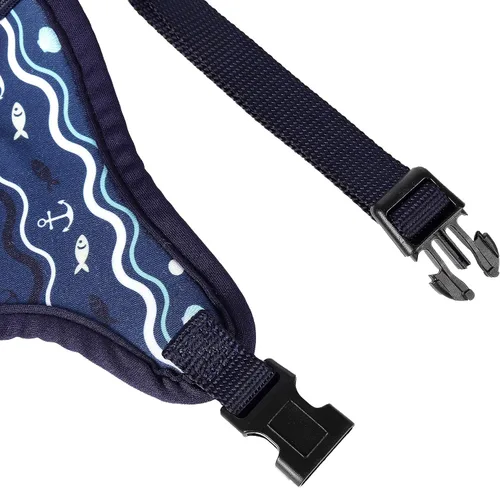 Vista 5 de Mile High Life Arnés ajustable para perro, fácil de poner, arnés ligero para perro con tira altamente reflectante (negro, XS)