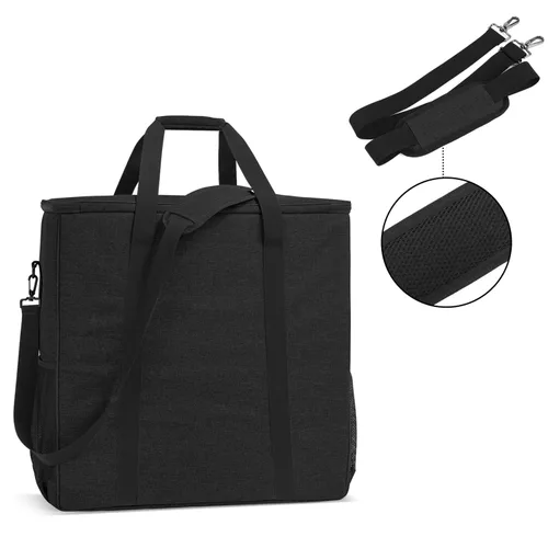 Vista 4 de CURMIO Funda de transporte para PC con divisor interior para torre y Negro