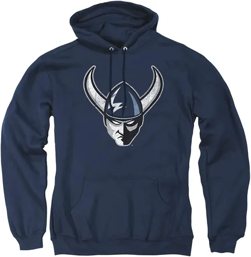 Vista 55 de Distressed College Primary Logo Adult Pullover Hoodie Collection 1 Universidad Estatal de Albany