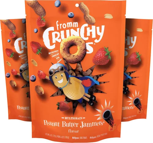 Vista 18 de Fromm Crunchy Os Bacon Blasters - Golosinas para perros con sabor a tocino, golosinas crujientes prémium para perros, receta de tocino, 6 onzas