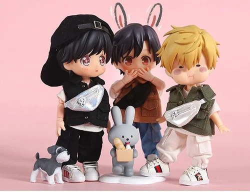 Vista 8 de 1/12bjd Muñecas Ropa Accesorios para muñecas (negro)