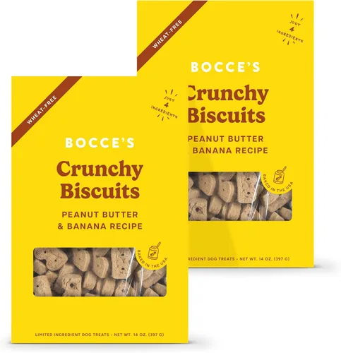 Vista 17 de Bocce's Bakery Bac'n Nutty Flavor Crunchy Biscuits - Golosinas para perros