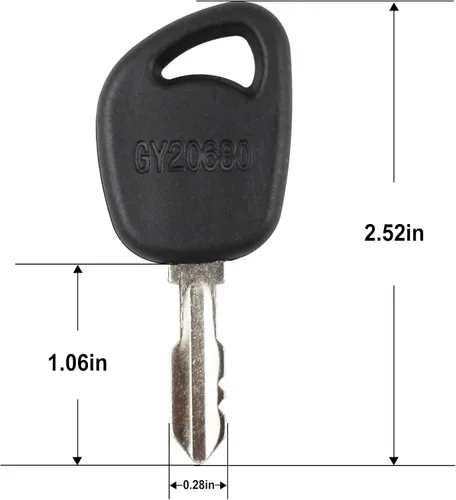 Vista 5 de 6 piezas de llaves de encendido de cortacésped GY20680 de reemplazo para John Deere 1026R 2025R 2026R LA LT SST X Series 1026R L100 L108 L111 L118