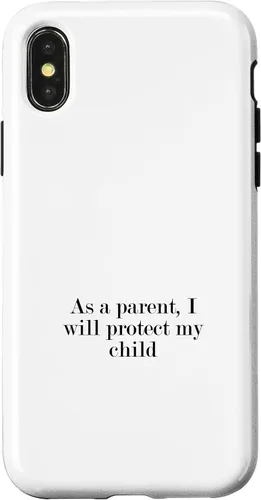 Vista 5 de As a parent, I will protect my child Case for iPhone XR