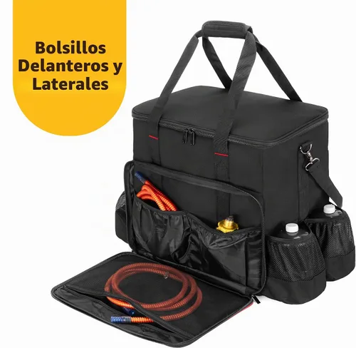 Vista 3 de samdew Bolsa de transporte Big Heater compatible con Mr. Heater Big Buddy y MH18B Propano, funda de almacenamiento portátil Buddy con múltiples