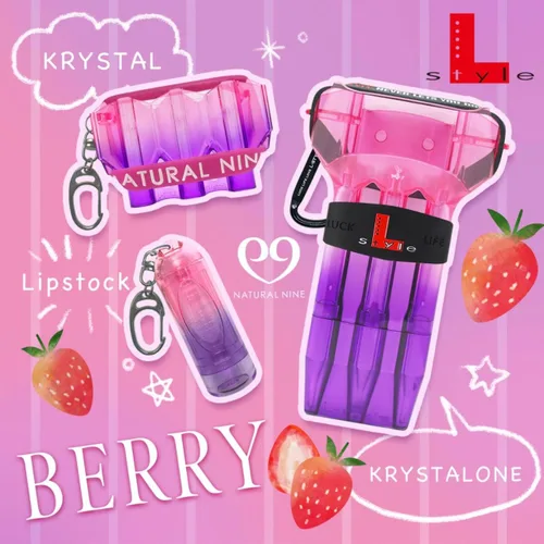 Vista 2 de L-style Lipstock Estuche para punta de dardo, eje y accesorios - Berry