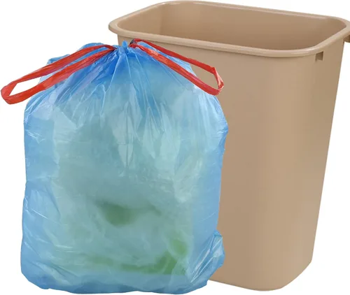 Vista 7 de Bolsas de basura medianas con cordón, 8 galones, 110 unidades/2 rollos