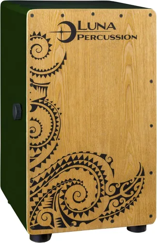 Vista 3 de Luna Cajon con bolsa de concierto, negro satinado