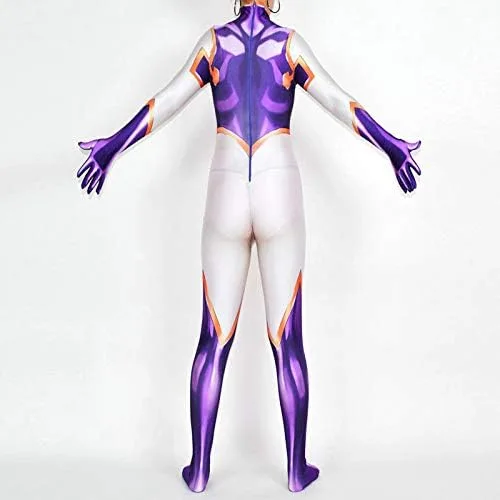 Vista 3 de Cosplay Life - Disfraz de My Hero Academia para Cosplay - Disfraz de animé Boku No Hero, traje de cuerpo entero con tela de licra para Cosplay