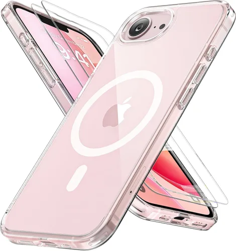 Vista 124 de Miracase Funda diseñada para iPhone SE 2022/SE 2020/7/8, funda multicolor de silicona a prueba de golpes (rojo)