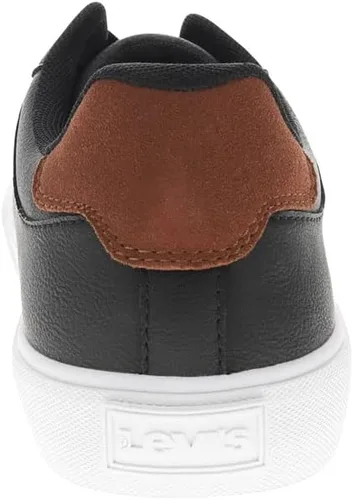 Vista 3 de Levi's Munro NM - Zapatos deportivos de piel sintética vegana con cordones para hombre