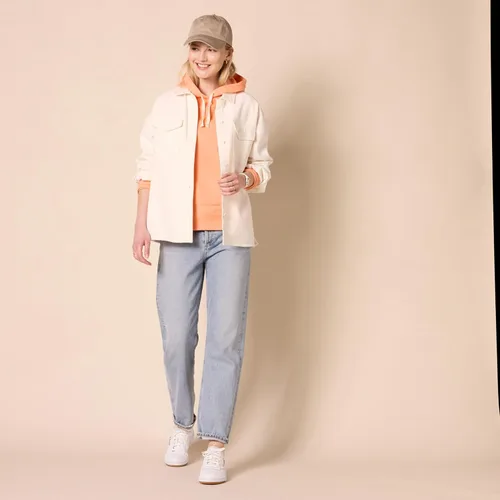 Vista 5 de Tienda Essentials Sudadera con capucha, de vellón, para mujer